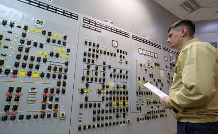На фото: центр управления на Запорожской атомной электростанции