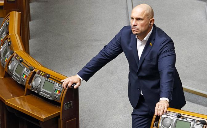 На фото: народный депутат Илья Кива на заседании Верховной Рады