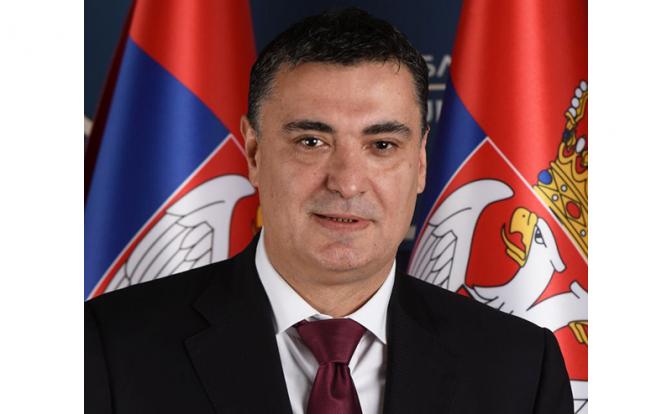 На фото: сербский политик, министр экономики Раде Баста