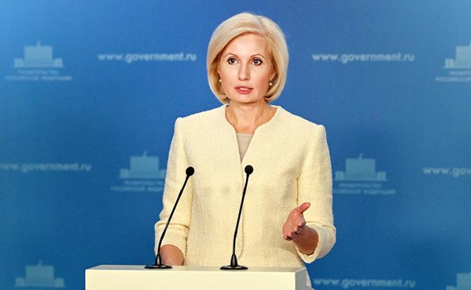 На фото: первый заместитель министра труда и социальной защиты Ольга Баталина